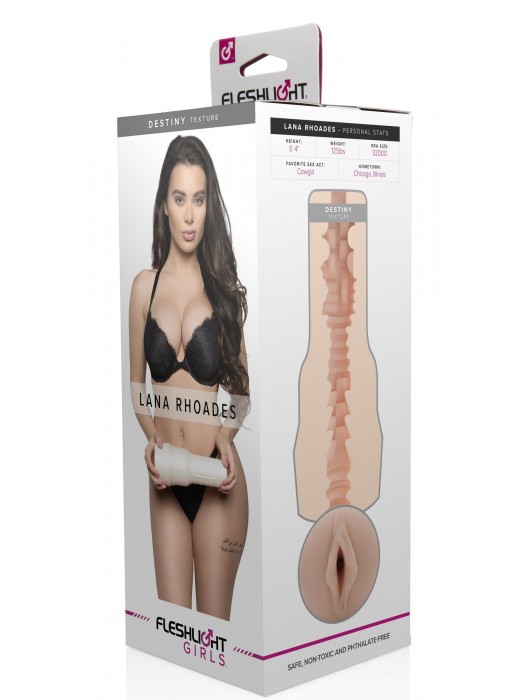 Мастурбатор-вагина Fleshlight Girls - Lana Rhoades Destiny - Fleshlight - в Уссурийске купить с доставкой