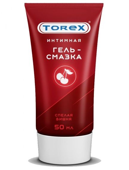 Смазка на водной основе TOREX  Спелая вишня  - 50 мл. - Torex - купить с доставкой в Уссурийске