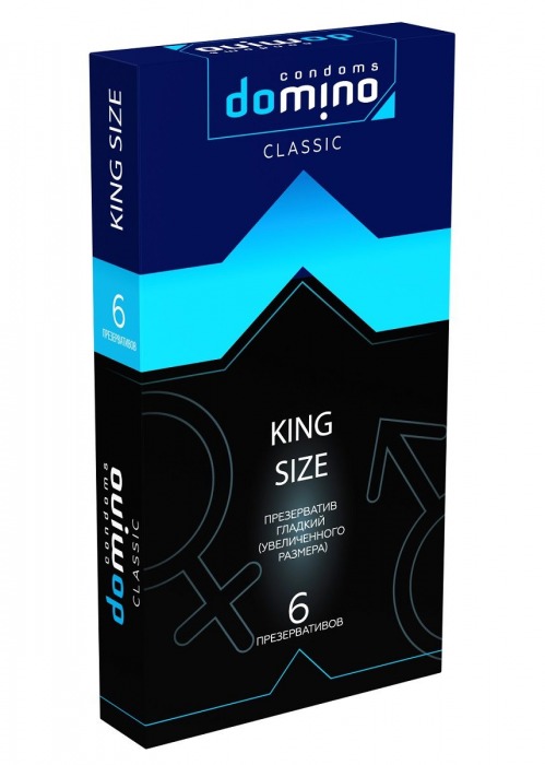 Презервативы увеличенного размера DOMINO Classic King size - 6 шт. - Domino - купить с доставкой в Уссурийске