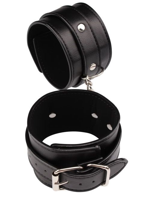 Черные оковы Classic Ankle Cuffs - Chisa - купить с доставкой в Уссурийске