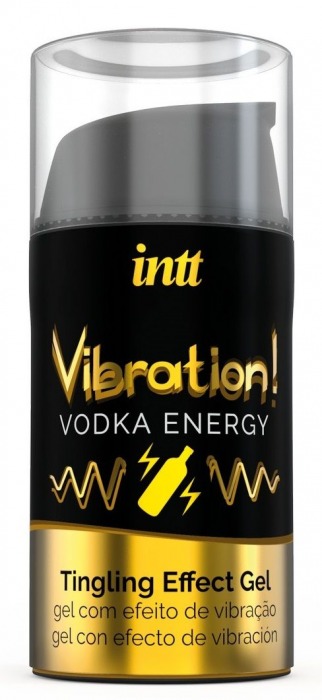 Жидкий интимный гель с эффектом вибрации Vibration! Vodka Energy - 15 мл. - INTT - купить с доставкой в Уссурийске