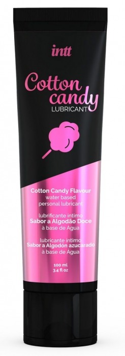 Интимный гель на водной основе Cotton Candy Lubricant - 100 мл. - INTT - купить с доставкой в Уссурийске