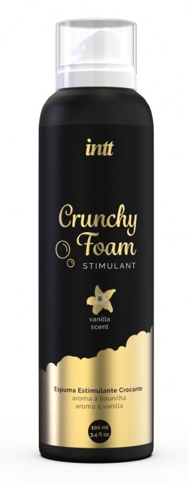 Пенка для массажа Crunchy Foam Stimulant Vanilla - 100 мл. - INTT - купить с доставкой в Уссурийске