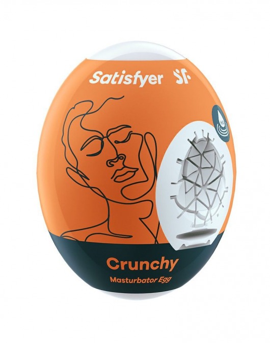 Мастурбатор-яйцо Satisfyer Crunchy Mini Masturbator - Satisfyer - в Уссурийске купить с доставкой