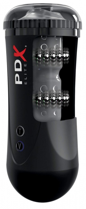 Черный автоматический мастурбатор-ротик Moto Stroker - Pipedream - в Уссурийске купить с доставкой