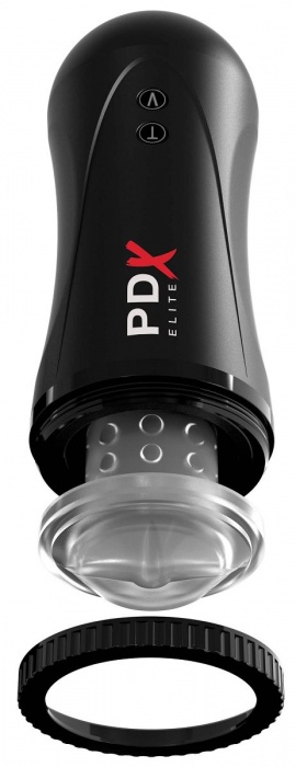 Черный автоматический мастурбатор-ротик Moto Stroker - Pipedream - в Уссурийске купить с доставкой