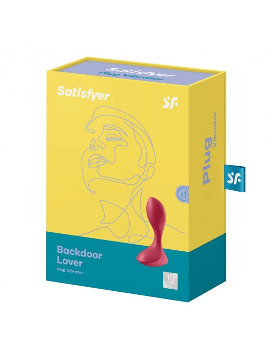 Красный вибромассажёр простаты Satisfyer Backdoor Lover - 14 см. - Satisfyer - в Уссурийске купить с доставкой