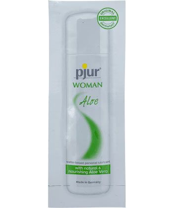 Лубрикант на водной основе pjur WOMAN Aloe - 2 мл. - Pjur - купить с доставкой в Уссурийске