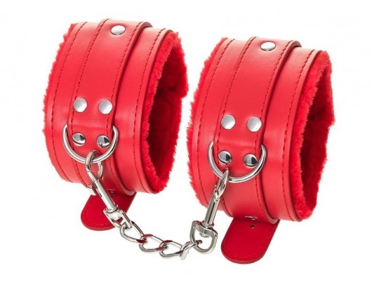 Красные оковы Anonymo из искусственной кожи - ToyFa - купить с доставкой в Уссурийске