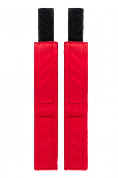 Красно-черные велюровые оковы Anonymo - ToyFa - купить с доставкой в Уссурийске