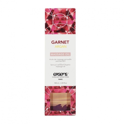 Органическое массажное масло GARNET ARGAN - 100 мл. - Exsens - купить с доставкой в Уссурийске