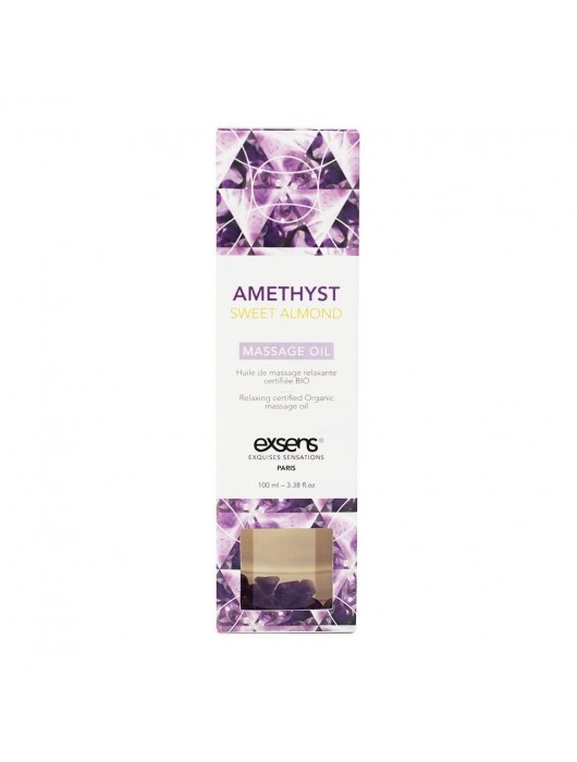 Органическое массажное масло AMETHYST SWEET ALMOND - 100 мл. - Exsens - купить с доставкой в Уссурийске