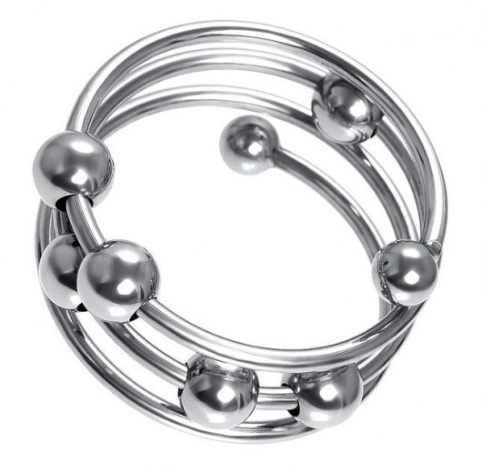 Большое металлическое кольцо под головку пениса - ToyFa - купить с доставкой в Уссурийске