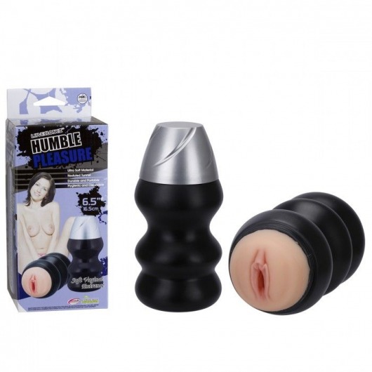 Мастурбатор-вагина в пластиковой колбе HUMBLE - NMC - в Уссурийске купить с доставкой