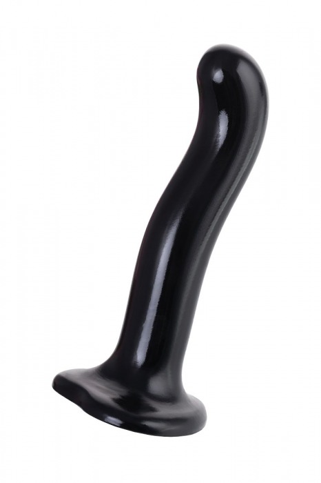 Черный стимулятор для пар P G-Spot Dildo Size M - 18 см. - Strap-on-me - в Уссурийске купить с доставкой