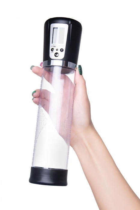 Прозрачная автоматическая помпа для пениса Alrik - Sexus - в Уссурийске купить с доставкой