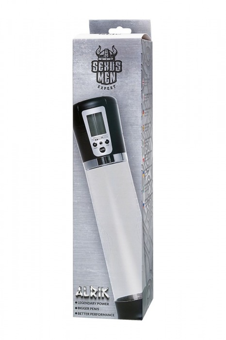 Прозрачная автоматическая помпа для пениса Alrik - Sexus - в Уссурийске купить с доставкой