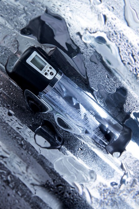 Прозрачная автоматическая помпа для пениса Alrik - Sexus - в Уссурийске купить с доставкой