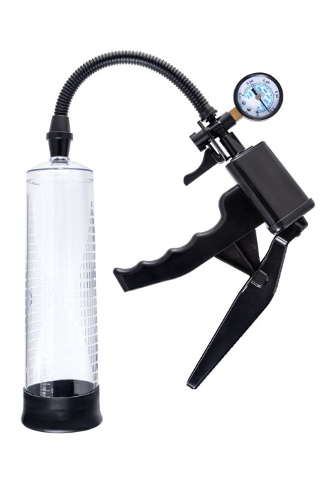 Прозрачная механическая помпа для пениса Viggo - Sexus - в Уссурийске купить с доставкой