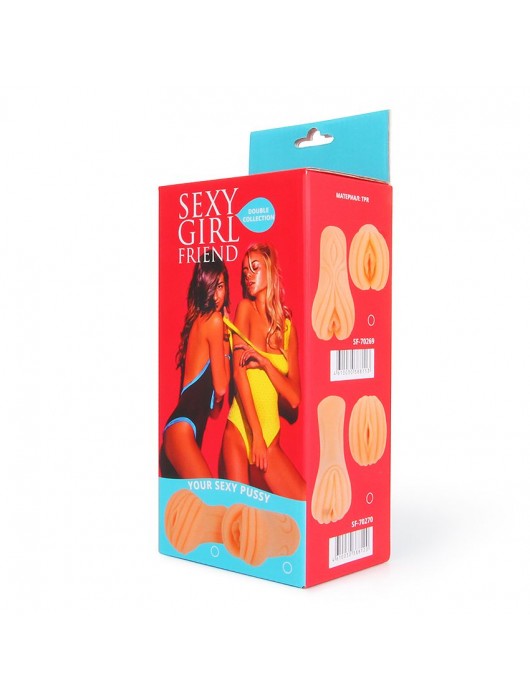 Телесный мастурбатор-вагина со складками на входе - Bior toys - в Уссурийске купить с доставкой