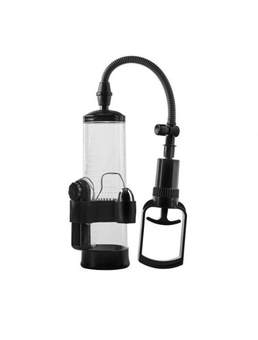 Прозрачная вакуумная помпа с вибрацией Vibrating Penis Pump - Dream Toys - в Уссурийске купить с доставкой