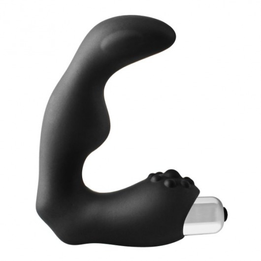 Черный вибромассажер простаты FantASStic Vibrating Prostate Massager - 11,3 см. - Dream Toys - в Уссурийске купить с доставкой