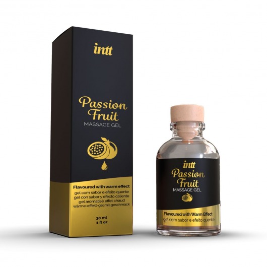 Массажный гель с ароматом маракуйи Passion Fruit - 30 мл. - INTT - купить с доставкой в Уссурийске