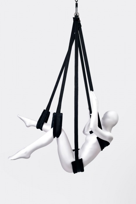 Черные секс-качели Anonymo №0503 - ToyFa - купить с доставкой в Уссурийске