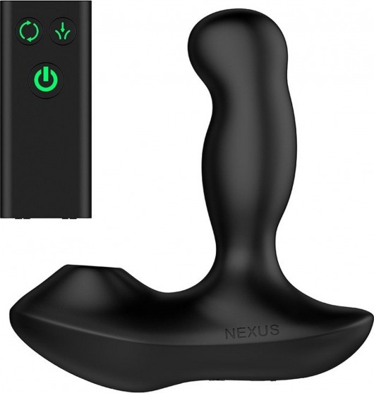 Черный вибратор-ротатор для стимуляции простаты Nexus Revo Air - Nexus Range - в Уссурийске купить с доставкой