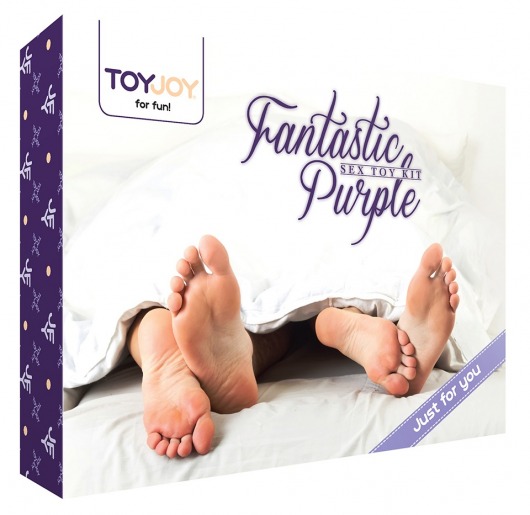 Эротический набор FANTASTIC PURPLE SEX TOY KIT - Toy Joy - купить с доставкой в Уссурийске