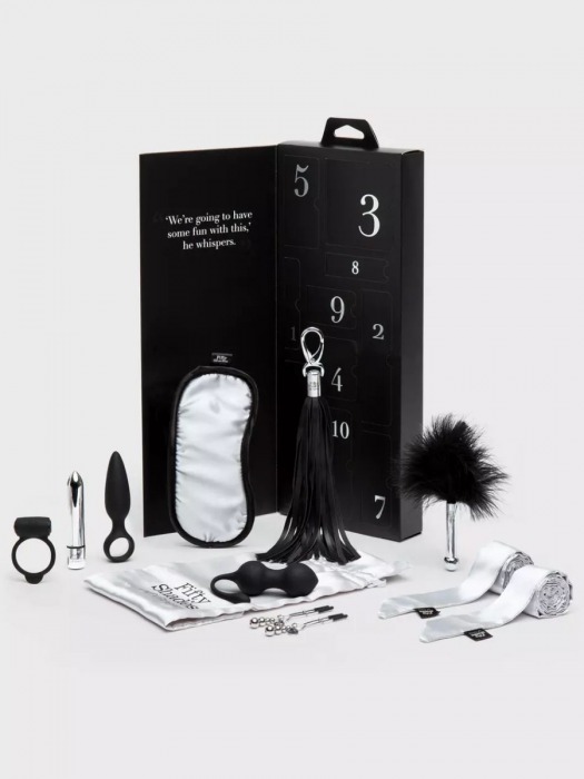 Эротический набор Pleasure Overload 10 Days of Play Gift Set - Fifty Shades of Grey - купить с доставкой в Уссурийске