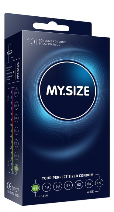 Презервативы MY.SIZE размер 47 - 10 шт. - My.Size - купить с доставкой в Уссурийске