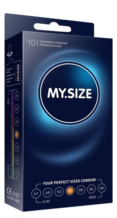 Презервативы MY.SIZE размер 57 - 10 шт. - My.Size - купить с доставкой в Уссурийске
