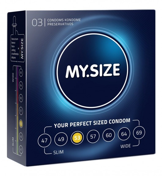Презервативы MY.SIZE размер 53 - 3 шт. - My.Size - купить с доставкой в Уссурийске