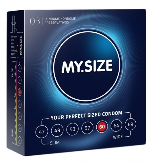 Презервативы MY.SIZE размер 60 - 3 шт. - My.Size - купить с доставкой в Уссурийске