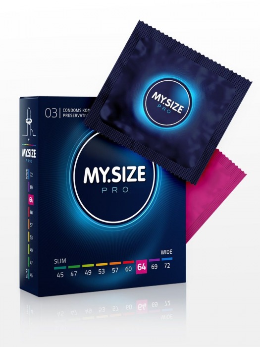 Презервативы MY.SIZE размер 64 - 3 шт. - My.Size - купить с доставкой в Уссурийске