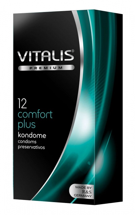 Контурные презервативы VITALIS PREMIUM comfort plus - 12 шт. - Vitalis - купить с доставкой в Уссурийске
