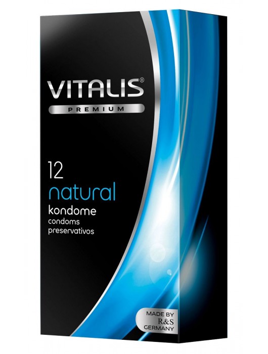 Классические презервативы VITALIS PREMIUM natural - 12 шт. - Vitalis - купить с доставкой в Уссурийске