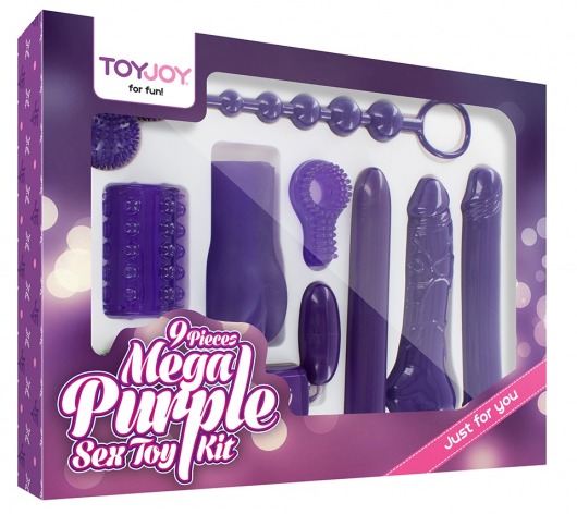 Эротический набор Toy Joy Mega Purple - Toy Joy - купить с доставкой в Уссурийске