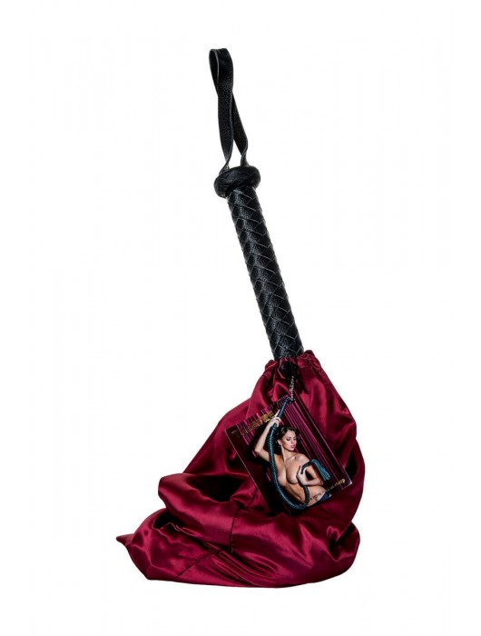 Длинный кожаный кнут с хлопушками на конце - ToyFa - купить с доставкой в Уссурийске