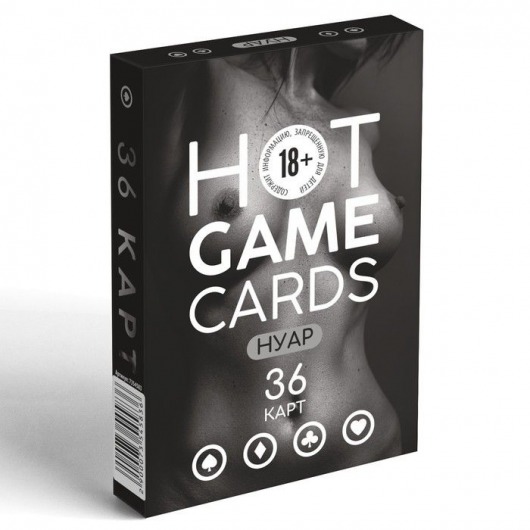 Игральные карты HOT GAME CARDS НУАР - 36 шт. - Сима-Ленд - купить с доставкой в Уссурийске