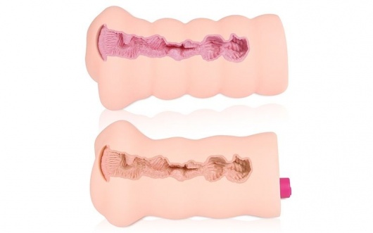 Телесный вибромастурбатор-вагина Gloria Auto - KOKOS - в Уссурийске купить с доставкой