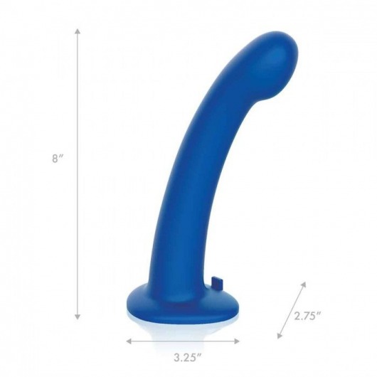 Синяя насадка Remote Control P-Spot G-Spot с черными трусиками - 20 см. - Pegasus - купить с доставкой в Уссурийске