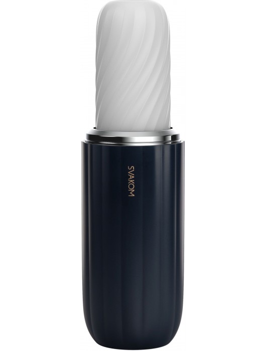 Черно-белый интерактивный мастурбатор Alex Neo 2 - Svakom - в Уссурийске купить с доставкой