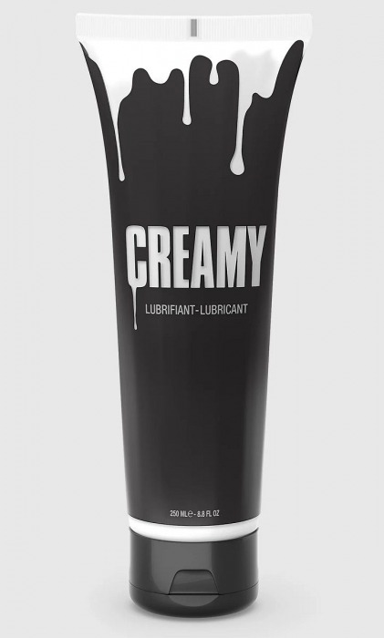 Смазка на водной основе Creamy с консистенцией спермы - 250 мл. - Strap-on-me - купить с доставкой в Уссурийске