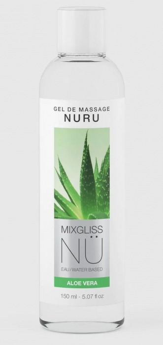 Массажный гель на водной основе Mixgliss NU Aloe Vera - 150 мл. - Mixgliss - купить с доставкой в Уссурийске