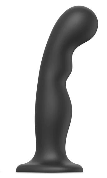 Черная насадка Strap-On-Me Dildo Plug P G size XXL - Strap-on-me - купить с доставкой в Уссурийске