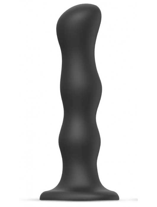 Черная насадка Strap-On-Me Dildo Geisha Balls size XL - Strap-on-me - купить с доставкой в Уссурийске