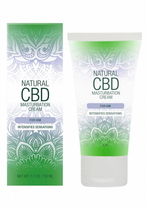 Крем для мастурбации для мужчин Natural CBD Masturbation Cream For Him - 50 мл. - Shots Media BV - купить с доставкой в Уссурийске