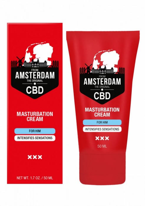 Крем для мастурбации для мужчин CBD from Amsterdam Masturbation Cream For Him - 50 мл. - Shots Media BV - купить с доставкой в Уссурийске